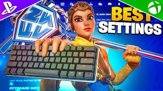 NEW BEST Season 4 Console Keyboard Settings  Sensitivity PS5PCXBOX [upl. by Ecinrahs871]