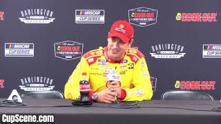 NASCAR at Darlington Aug  Sept 2024 Joey Logano prerace [upl. by Dotson764]