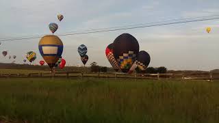 30° Festival de Balonismo de Torres Balões na estrada [upl. by Fiedling767]