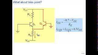 differential amplifier part 1 EE210 L35 [upl. by Darlleen]