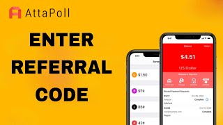 How To Enter Referral Code On AttaPoll App [upl. by Sigmund]