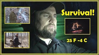 Hidden Woodsman Haversack Survival Overnight [upl. by Manthei]