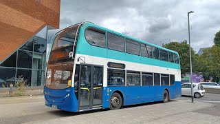 Southdown Bus Challenge Finale  Scania N230UD ADL Enviro 400  6987 YN66 WUB  Route 411 [upl. by Bow]