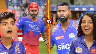 RCB v MI  Playing The Best IPL Game  SlayyPop [upl. by Idrahs170]