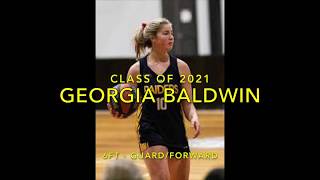 Class of 2021  Georgia Baldwin  6ft Guard  Highlights vs University of Illinois [upl. by Letnuahc377]