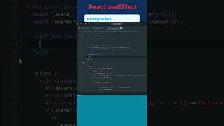 React Hooks  useEffect  componentDidMount coderepository programming reactjs reactfrontend [upl. by Ydnat314]