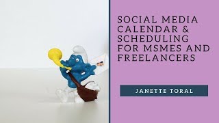 Social Media Calendar amp Scheduling for MSMEs amp Freelancers lesson 16 [upl. by Sitoiyanap]