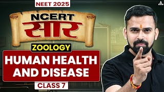 Human Health and Disease Class 12  NCERT सार  Score 360\360 in Biology  Full Biology Revision [upl. by Nuhsyar176]