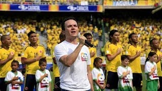 El himno de Colombia un reto para muchos cantantes [upl. by Kathryne]