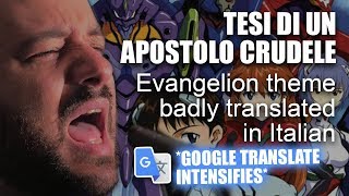 Evangelion Parodia Sigla tradotta male da Cannarsi  Tesi di un Apostolo Crudele Alcedo Vibes 5 [upl. by Winton]