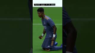 FIFA 22 I David Alabama free kick Goal  UD Almería vc Real Madrid La Liga 22 23 PS5 Gameplay em 4K [upl. by Okire]