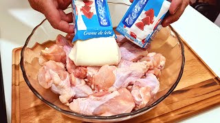 FRANGO COM CREME DE LEITE A MELHOR RECEITA QUE JÃ FIZ EM CASA [upl. by Januarius]