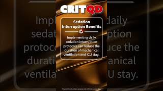 Sedation Interruption Benefits [upl. by Ennyl]