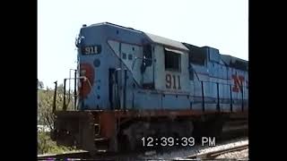 tren de carga FNM en Bahuichivo Chihuahua 1994 [upl. by Airotciv]