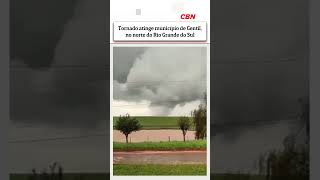 Tornado atinge município de Gentil no norte do Rio Grande do Sul [upl. by Anul]