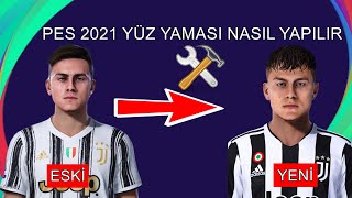 PES 2021 YÜZ YAMASI NASIL YAPILIR SİDER İLE 2024 [upl. by Anaxor]