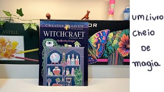 WITCHCRAFT COLORING BOOK  SPELLBINDING DESIGNS  JESSICA MAZURKIEWICZ  CREATIVE HAVEN [upl. by Enalb]