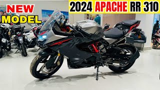 Finally 2024 TVS Apache RR 310 BS7✅Detailed Review  On Road Price  Changes  Features  Update🔥🔥 [upl. by Dimmick]