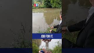 Feargal Sharkey tests the water to see how toxic the River Avon is  LBC [upl. by Balfour]