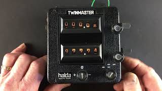 TWM2 SN 62654 Halda Twinmaster Demo [upl. by Goda]