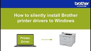 How to silently install Brother printer drivers to Windows [upl. by Pega]