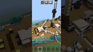 titanic giant scale and hmt Olympic Minecraft 😂🤣😂🤣🇬🇧 [upl. by Olegnad]