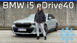 Was verbraucht der neue BMW i5 im Winter ❄️  Verbrauchscheck BMW i5 eDrive40 [upl. by Arayt]