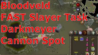 Bloodveld  Cannon spot OSRS  Darkmeyer UNLOCKED FINALLY [upl. by Neral]