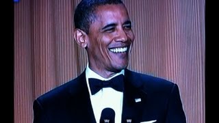 White House Correspondents Dinner 2012 Obama Untouched [upl. by Oleusnoc]