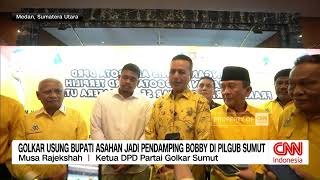 Golkar Usung Bupati Asahan Jadi Pendamping Bobby di Pilgub Sumut [upl. by Hadsall670]