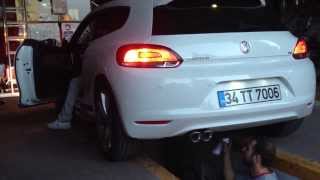 VW Scirocco 14 TSI DSG 160 HP Orta amp Son Susturucu İptali [upl. by Hochman]