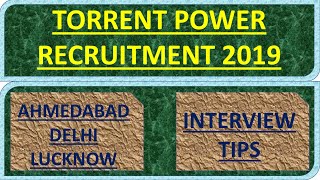 Torrent Power Recruitment 2019  AhmedabadDelhiLucknow Vacancy Online [upl. by Aufa]