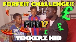 Forfeit Fifa 17 Challenge  Will it be Cash or Pain  Tekkerz Kid [upl. by Refeinnej]