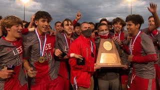 REDEMPTION LEE boys soccer tops Rockwall Heath wins UIL Class 6A State title [upl. by Marquis632]