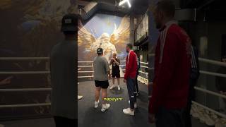 ARKADAŞLARIMLA BOKS MAÇI YAPIYORUM🥊shorts boks boxing challenge emreuzunboy [upl. by Anat979]