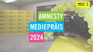 Retour sur lAmnesty Mediepräis 2024 [upl. by Retsam752]