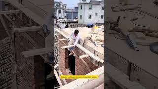 Concrete roof beam formwork installation process [upl. by Calisa]