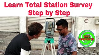 Total Station Survey Full Learning 2024  How To Use Total Station  Total Station Use 2024 [upl. by Feingold]