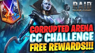 FREE REWARDS CORRUPTED ARENA CHALLENGE  RAID SHADOW LEGENDS [upl. by Erbe298]