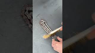 Installing NEW BMX chain Inside The Skatepark⁉️☝️ How To Clean  Fix BMX Chain🧰 bmx bike shorts [upl. by Yramesor]