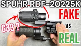 GIVEAWAY  G33 ver Spuhr RDF20225K   REAL VS REPLICA  Airsoft Review [upl. by Draneb]