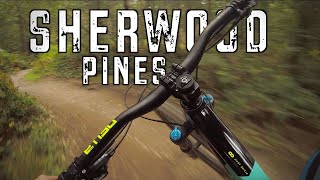 Sherwood Pines Mtb Red RouteJumps and Downhill Trails [upl. by Ilene]