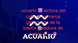 Acuario♒️cambios positivos y celestiales vienen para ti Lectura del café☕️🔮🎴🗝️ [upl. by Asil733]