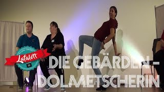 Der Gebärdendolmetscher  Improtheater  LAFALOTT – Das ImproEnsemble [upl. by Aiykan]