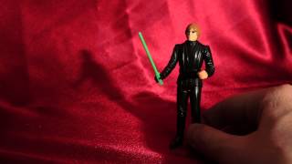 Vintage 1983 LUKE SKYWALKER JEDI KNIGHT Kenner Toys Star Wars Action Figure Review HD [upl. by Icnarf182]