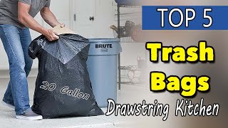 Best 20 Gallon Trash Bags Drawstring Kitchen [upl. by Hetty]