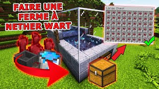 Petit Tuto Minecraft  Faire une Ferme à Nether Wart facile [upl. by Lienet407]