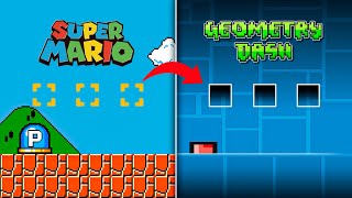 Como hacer los Bloques P de Mario en el Modo Plataforma Geometry Dash [upl. by Hanselka]