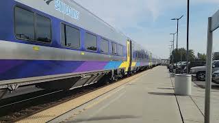 San Joaquin 712 departing Fresno [upl. by Hennessey565]