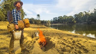 4 Day SOLO Outback Walk as a Traditional Swagman on Australias Longest River [upl. by Eiffe]